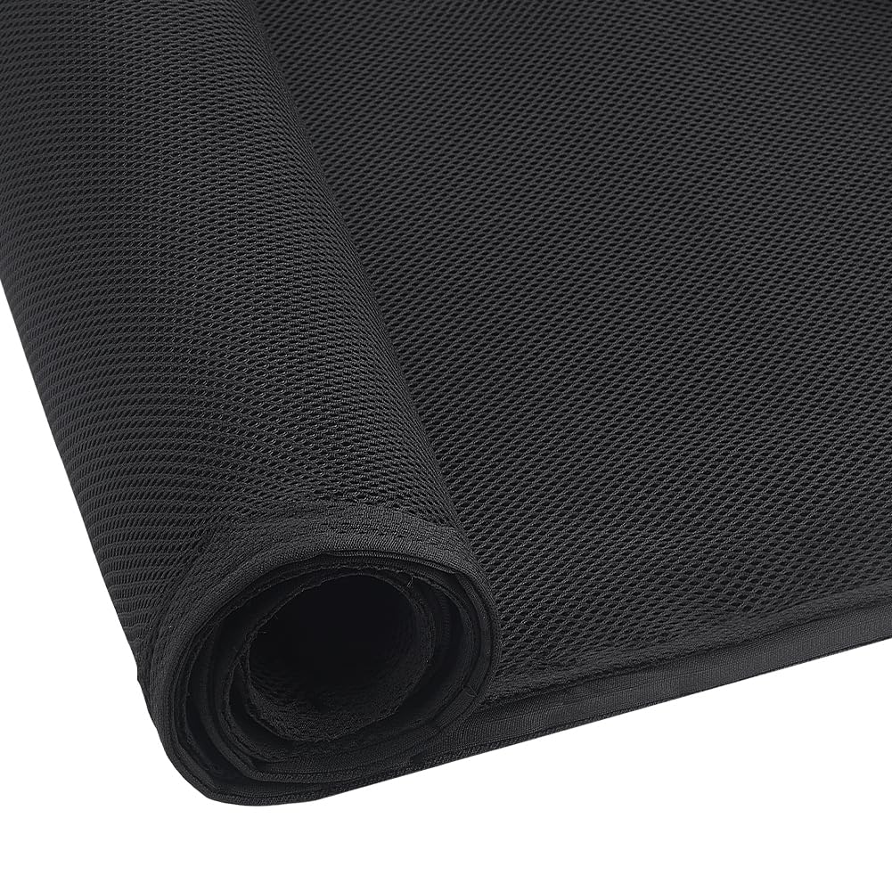 BENECREAT Tissu Maille Stéréo Haut-Parleur Gris 142x137cm
