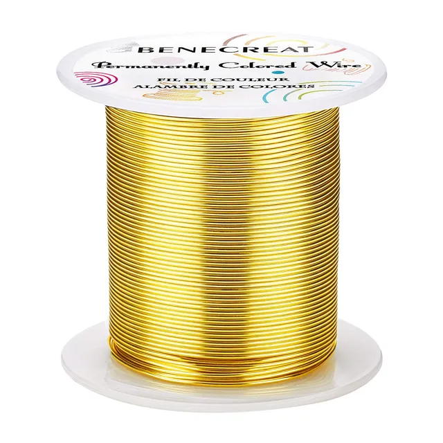 BENECREAT fil cuivre doré 0,8 mm 30 m