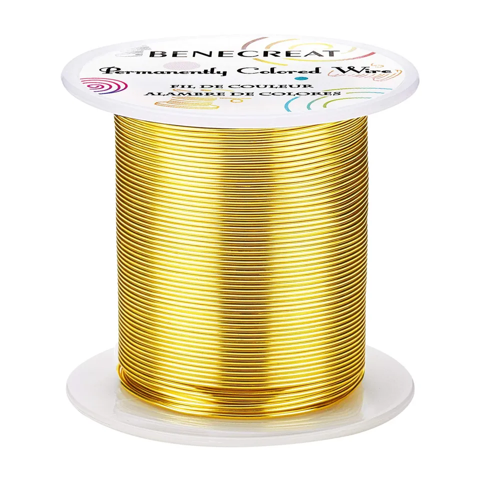 BENECREAT fil cuivre doré 0,8 mm 30 m