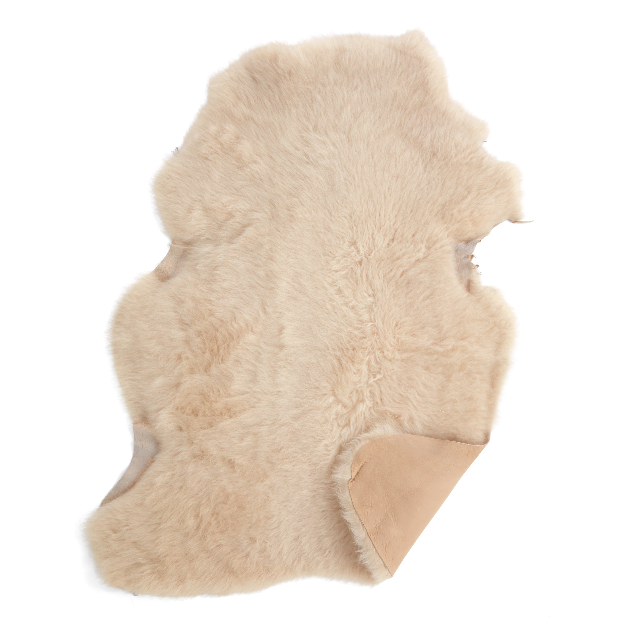 Tandy Leather peau mouton cuir crème poils 4-6 oz