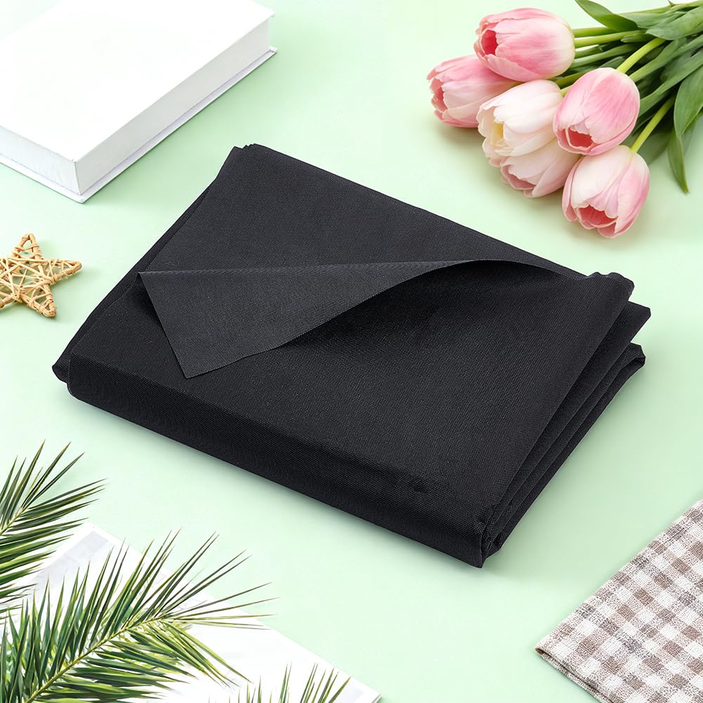 BENECREAT Tissu Housse Poussière Cambric Noir Non-tissé 1,6x5m