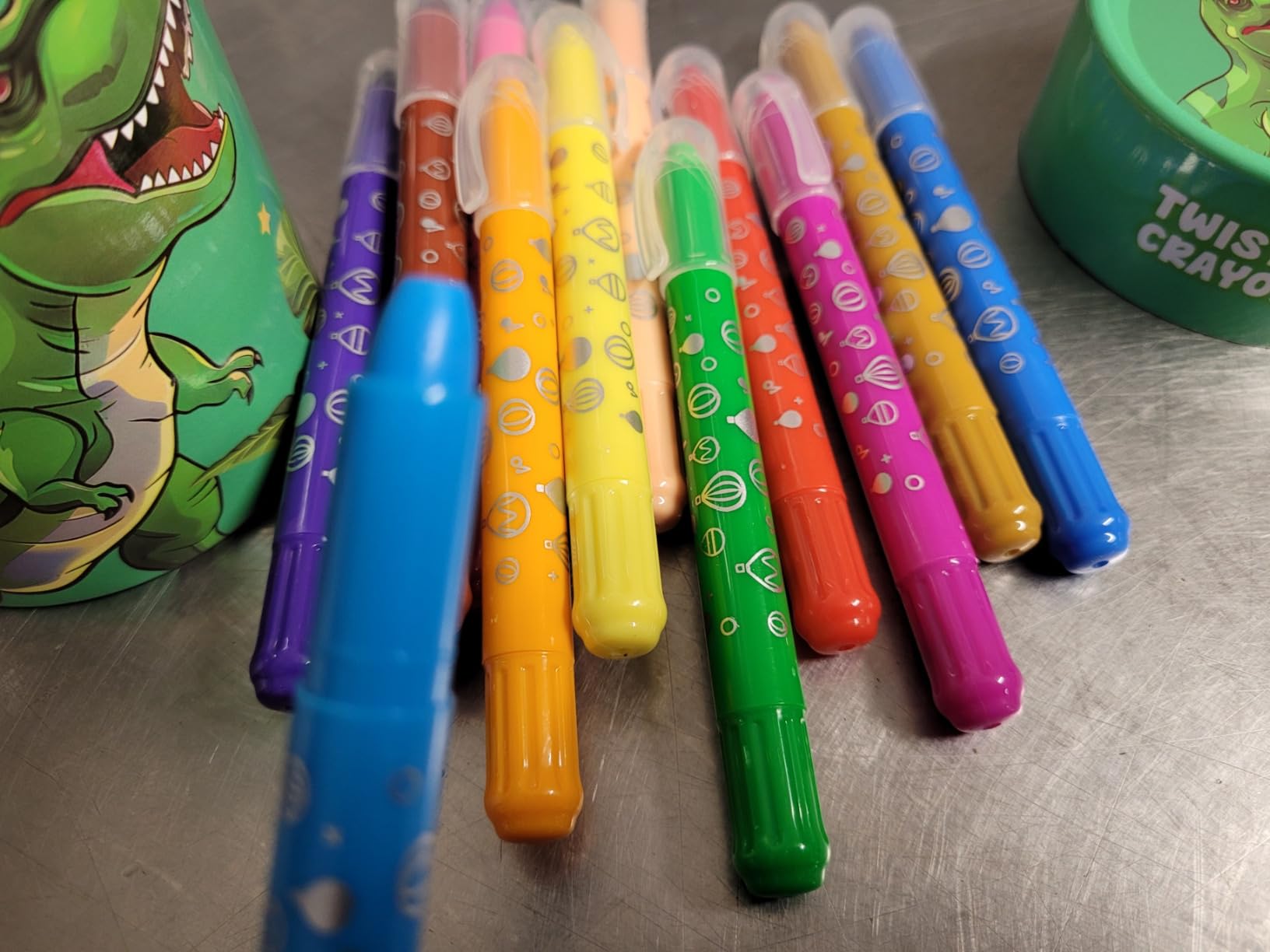 JYPS crayons enfants licorne 24 couleurs lavables