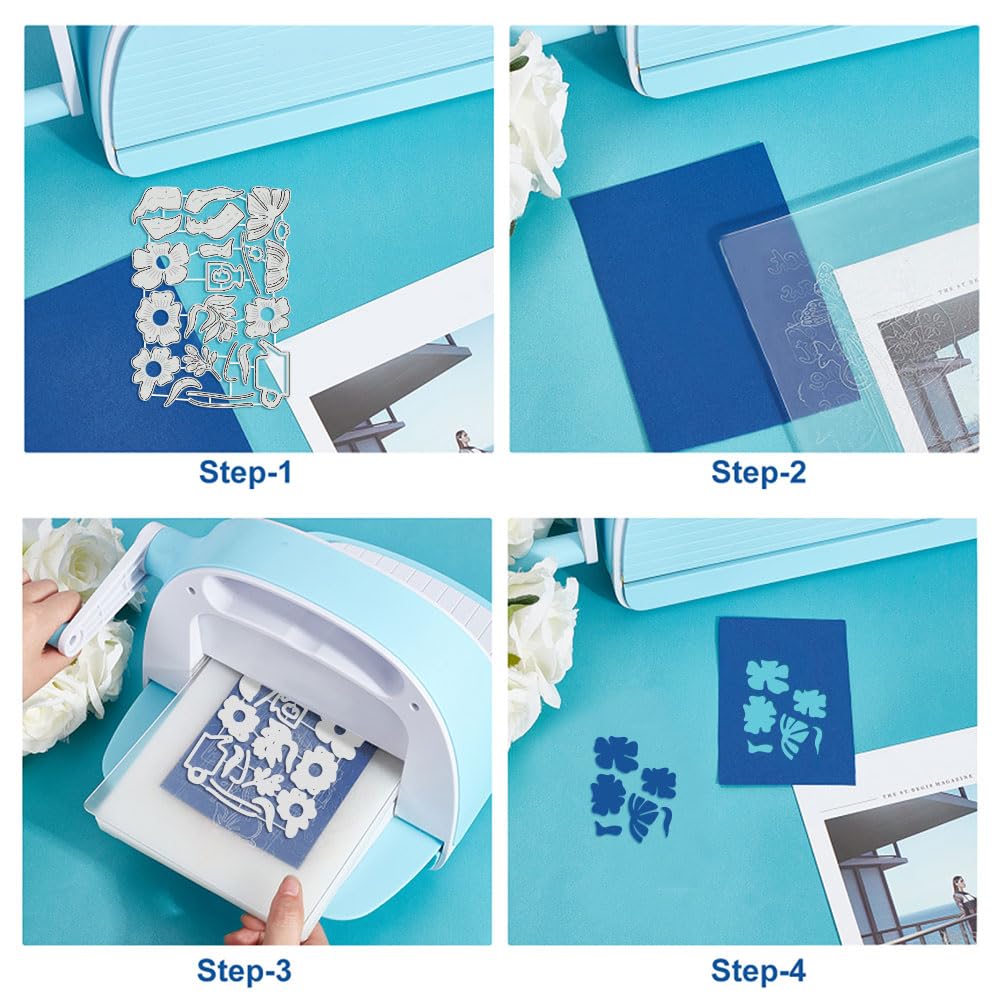 BENECREAT bouquet abstrait dies scrapbooking fleurs