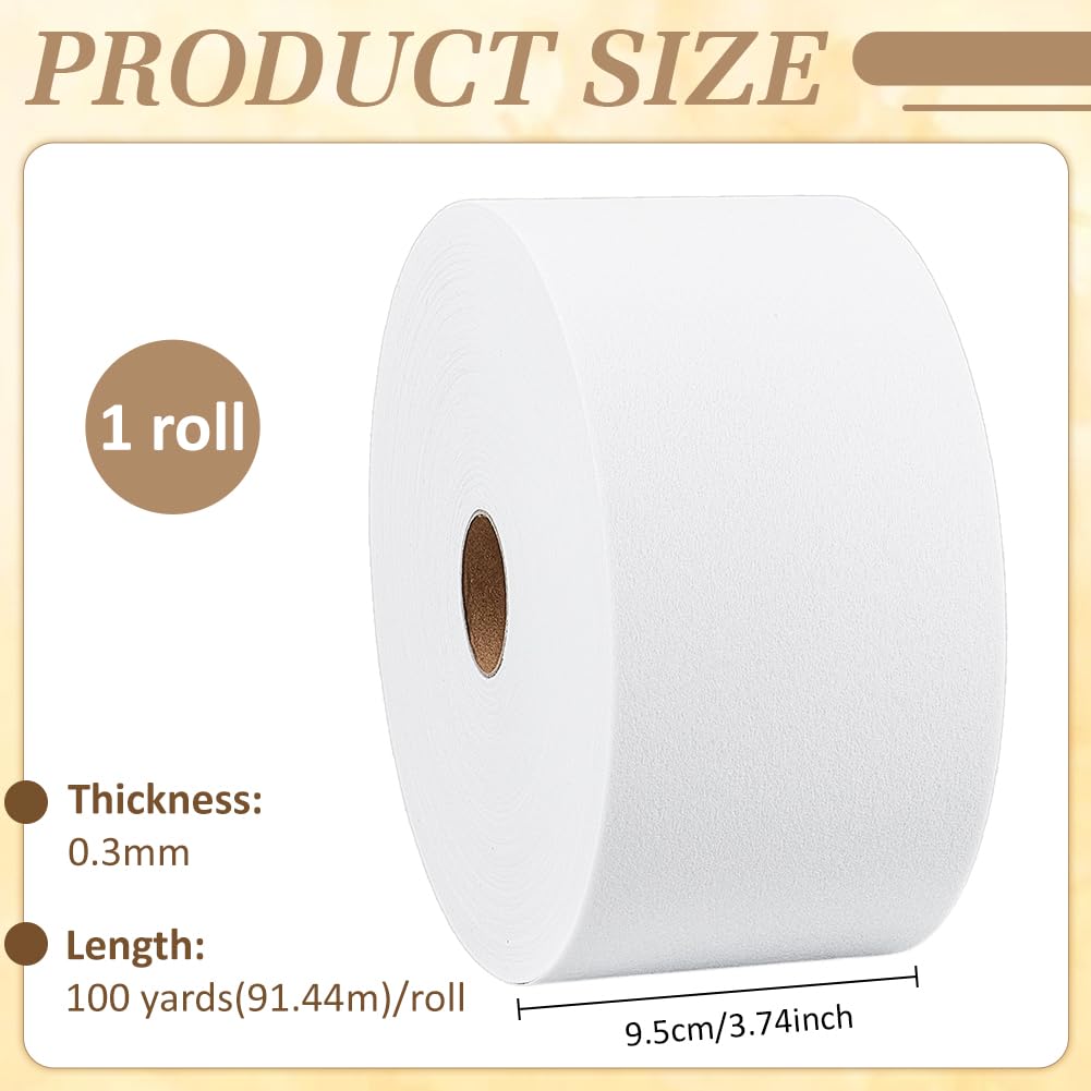 BENECREAT stabilisateur broderie blanc 91,44m x 9,5cm