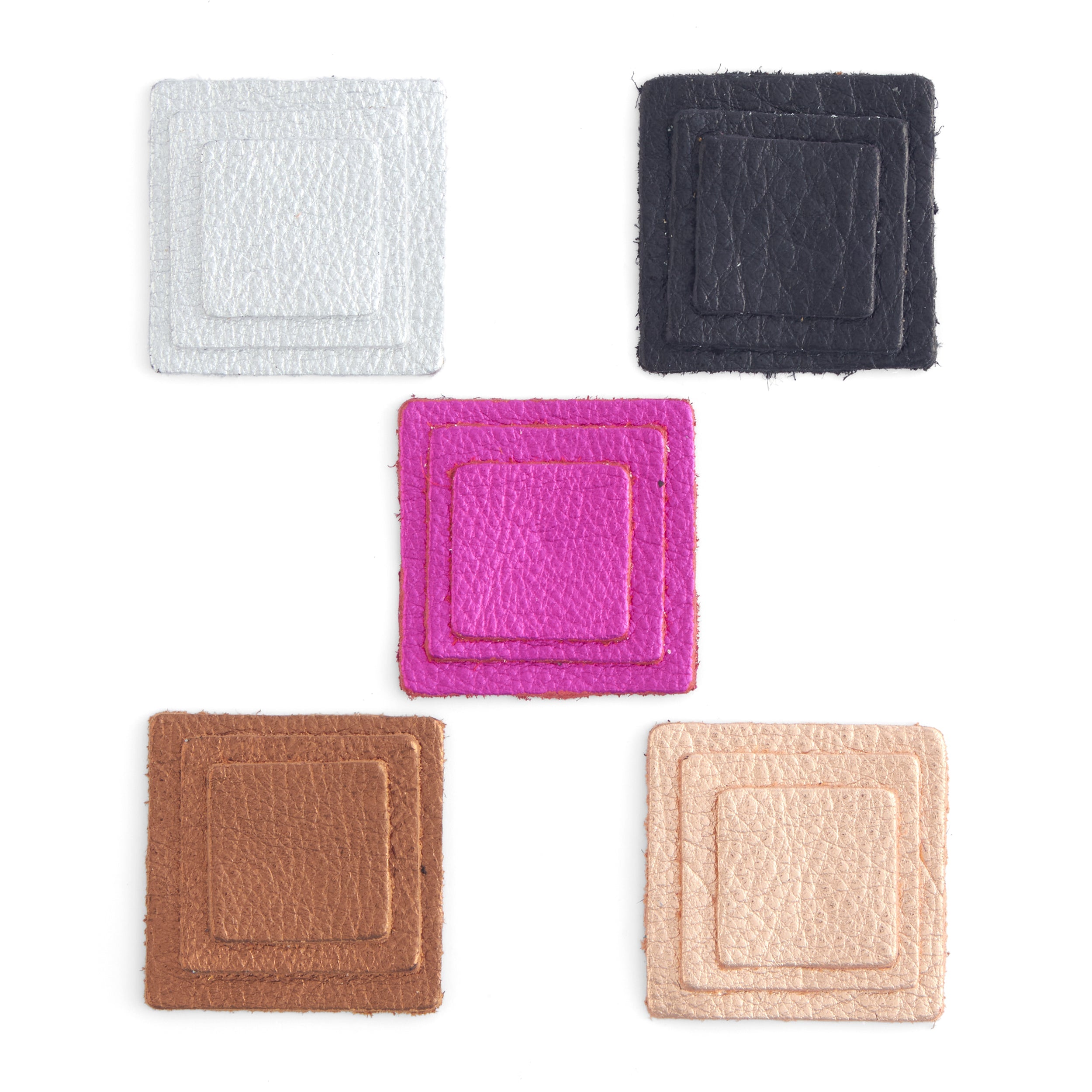 Tandy Leather Mini Formes carrées kit cuir 60 pièces