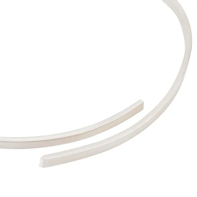 BENECREAT fil plat argent sterling 200x2x1 mm + chiffon