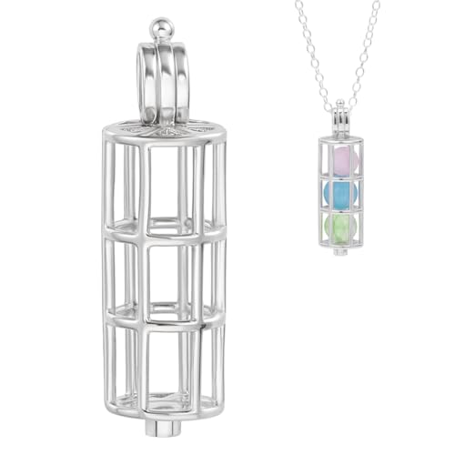 BENECREAT Cage Pendentif Argent 925 pour Pierre