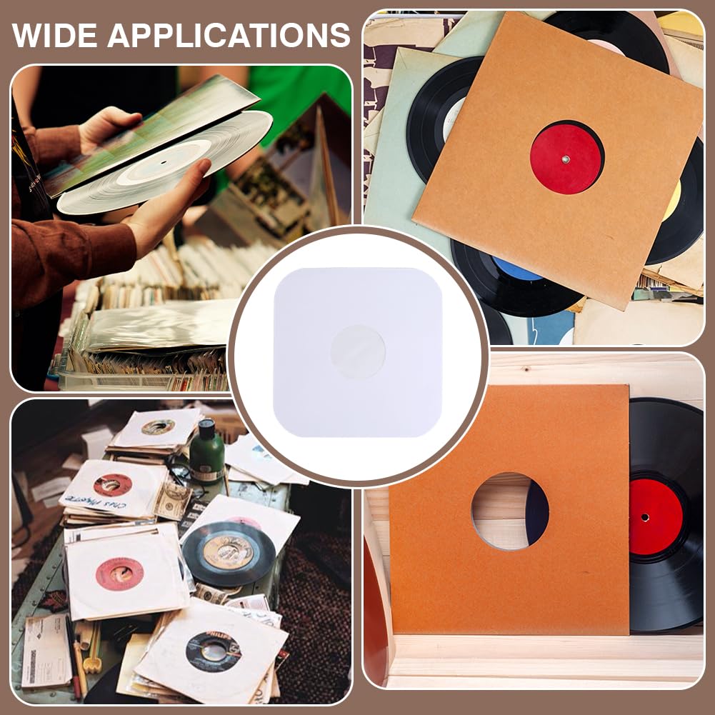 BENECREAT Pochettes vinyle 30,5cm kraft lot 20 antistatique