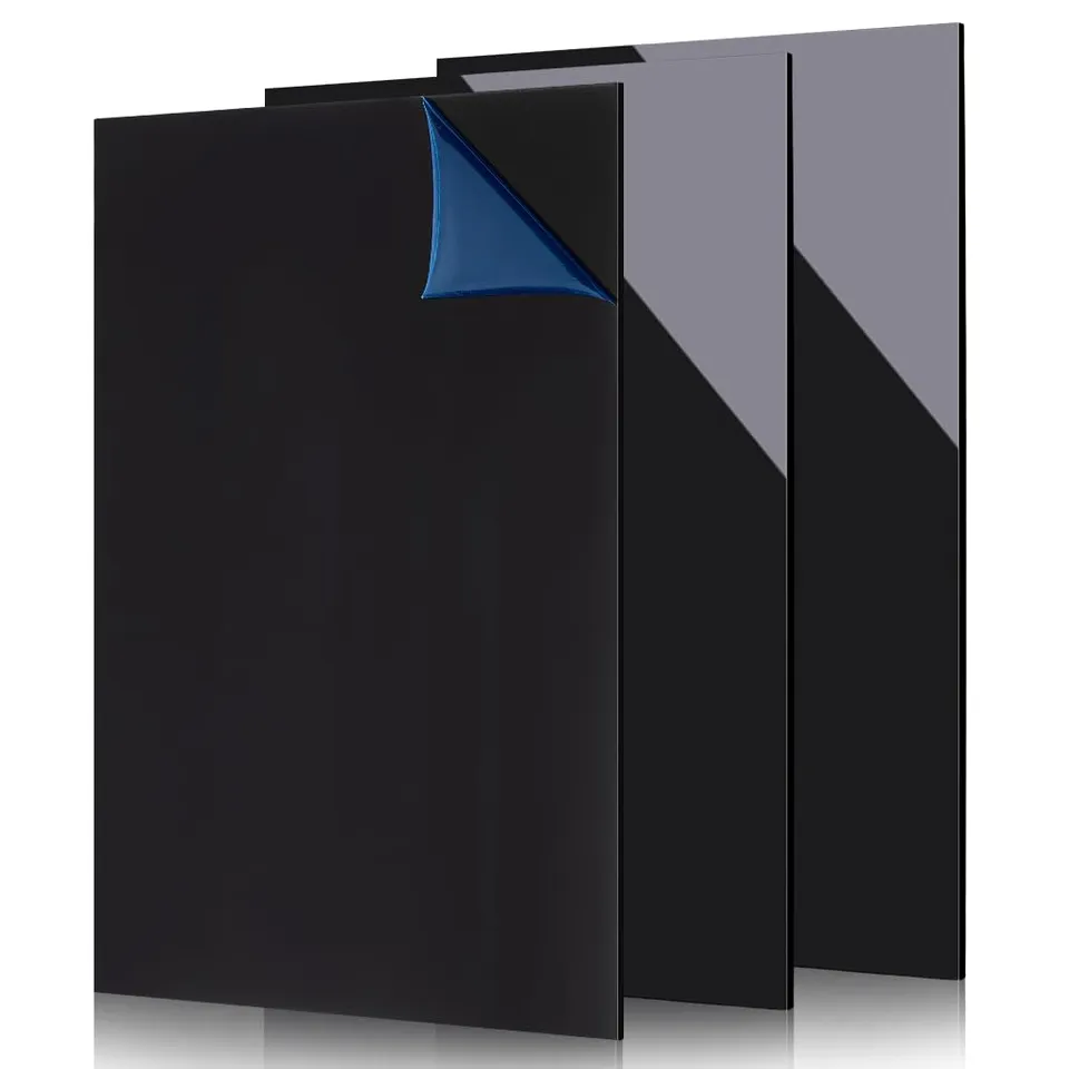 BENECREAT feuille plastique ABS noire 300x200mm 3mm lot 3