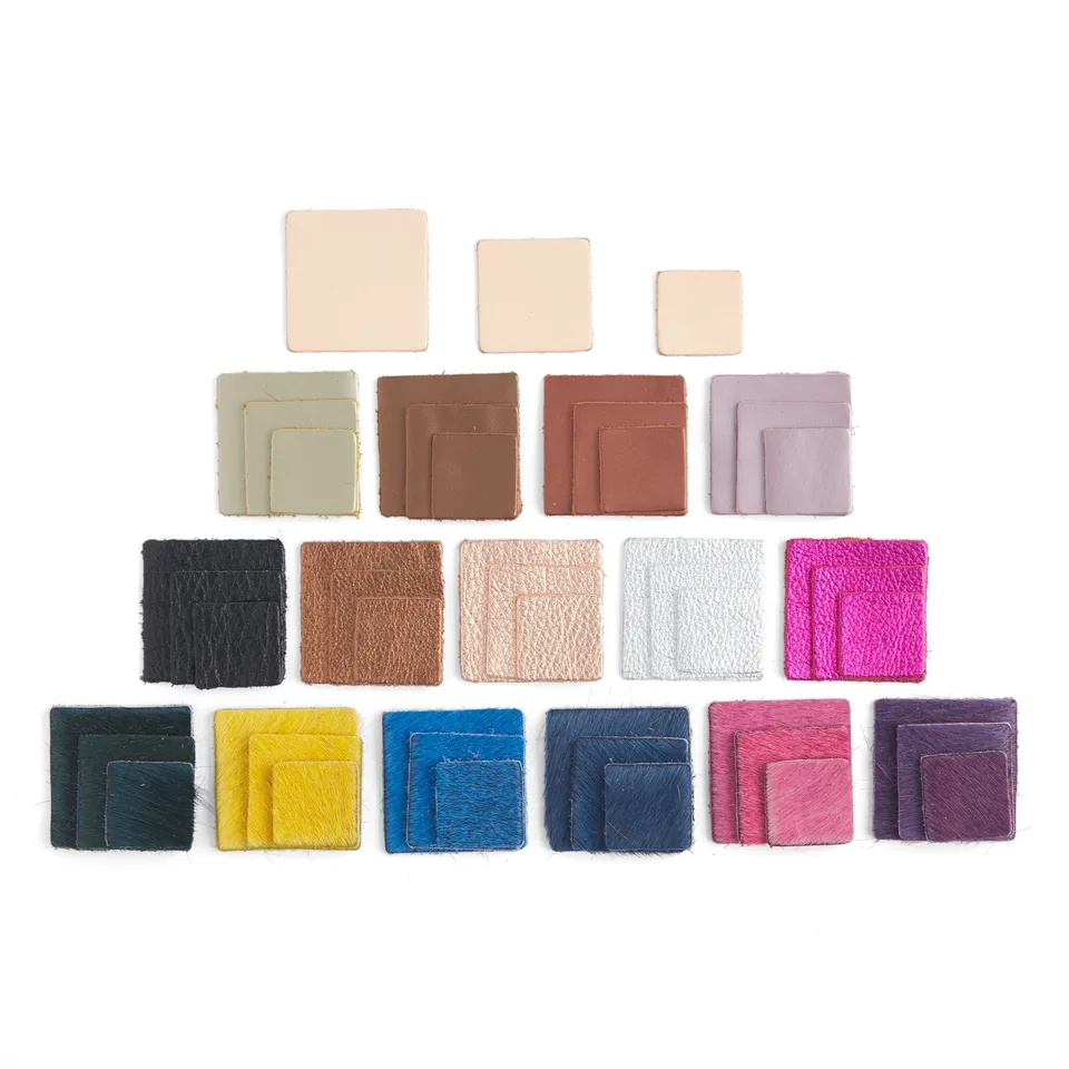 Tandy Leather Mini Formes carrées kit cuir 60 pièces
