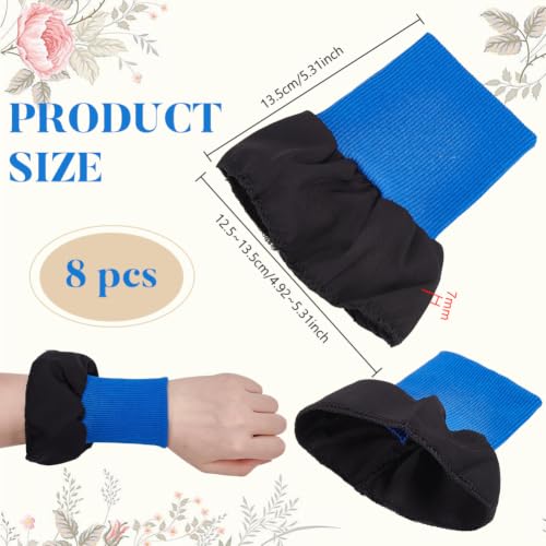 BENECREAT Poignets Côte Élastique Manchettes 135 mm Bleu Royal