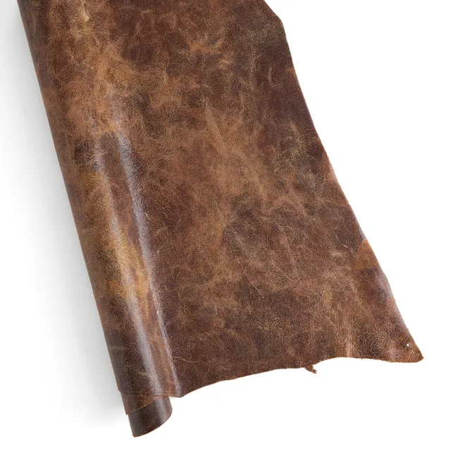 Tandy Leather Texas Western cuir double épaule marron 3-5 oz
