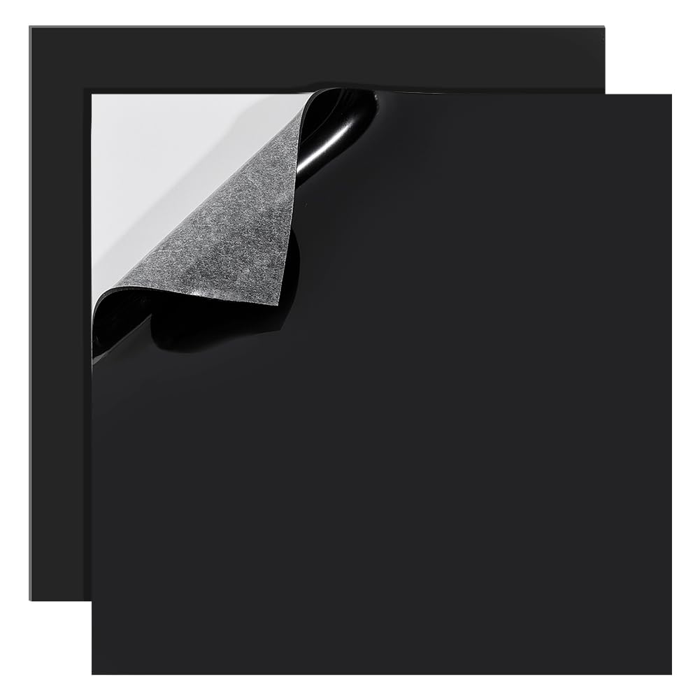 BENECREAT Feuille Silicone Noire 300x300x3mm 2pcs Joint