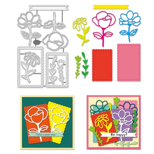 BENECREAT Fleurs Orientales matrice de découpe scrapbooking 0,8 mm