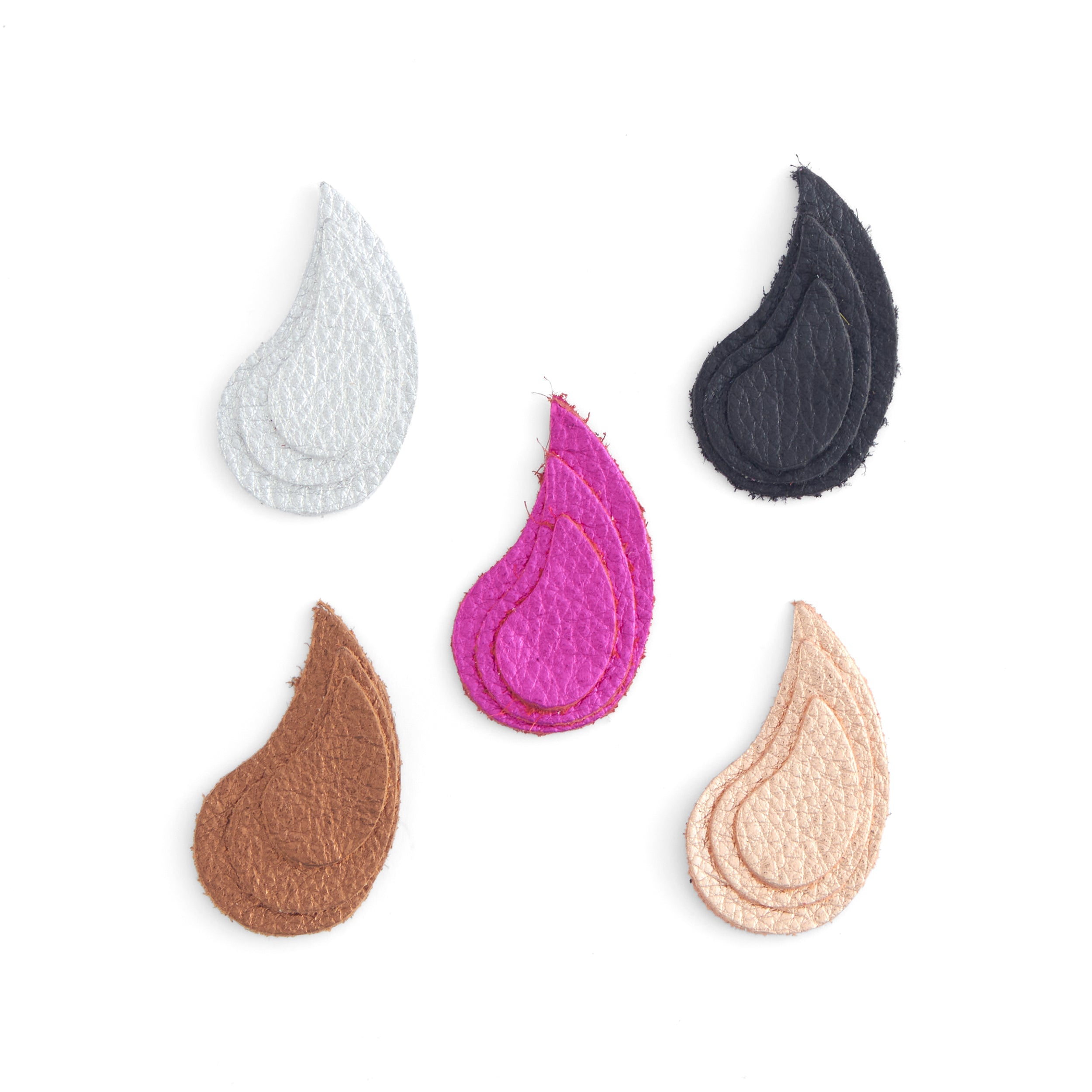 Tandy Leather Mini Formes cuir goutte lot de 60