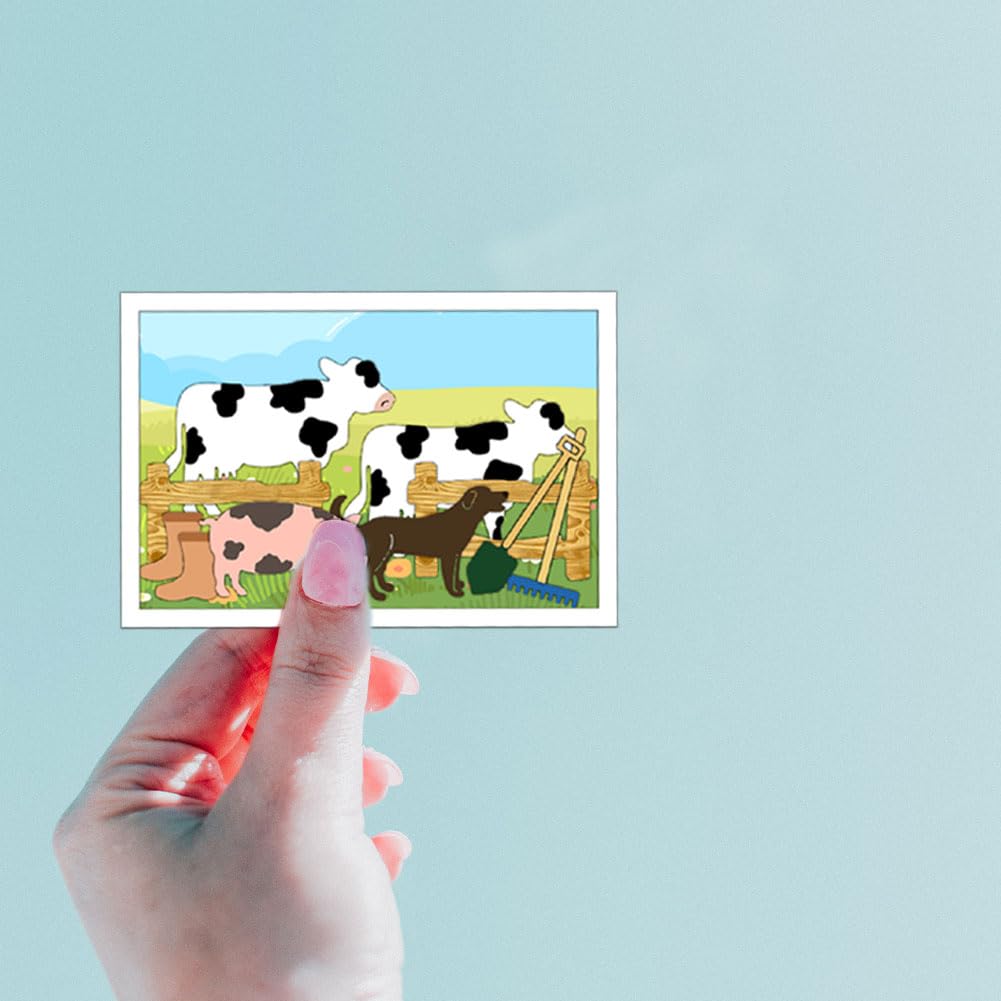 BENECREAT Animaux Ferme dies découpe scrapbooking cochon vache