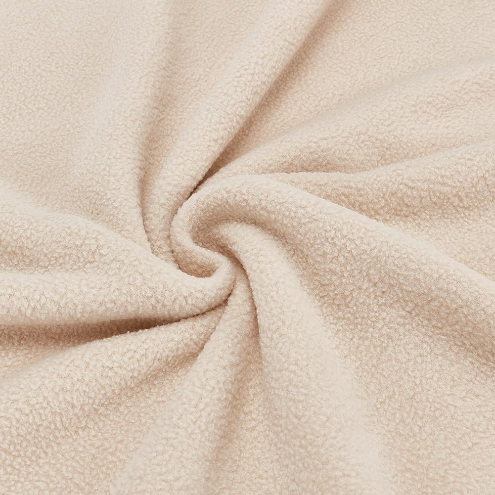 BENECREAT tissu polaire papaye 2 m x 160 cm polyester