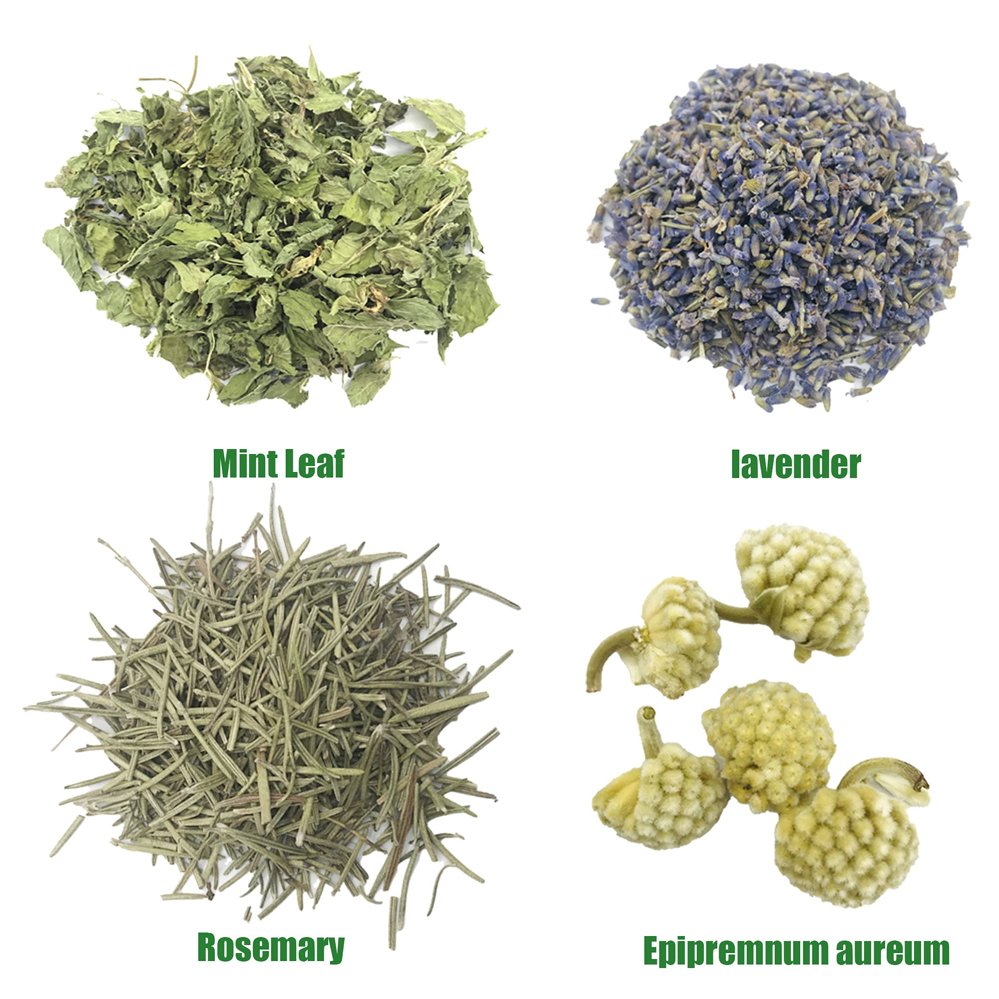 Cayway Fleurs Séchées Naturelles 18 Sachets Bougie Savon