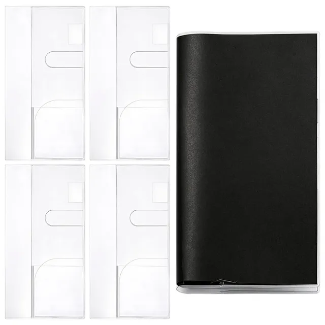 BENECREAT Housse PVC Transparente 198x103mm Lot 4