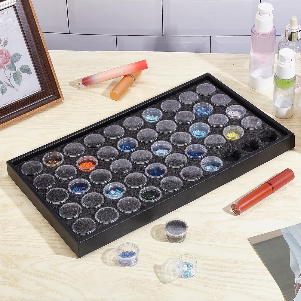 BENECREAT Boîte Rangement Plastique 50 Pots 37,5cm