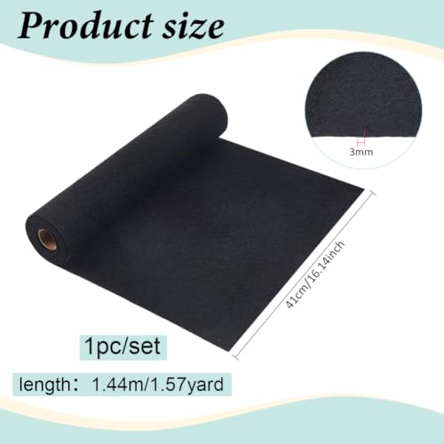 BENECREAT Filtre charbon actif feuille ventilation 144x41 cm