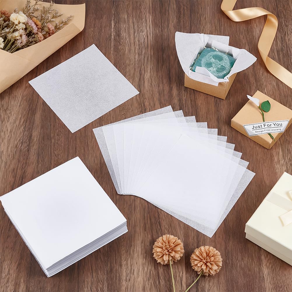 BENECREAT Papier Soie Anti-Ternissement 15x15cm 500 Feuilles
