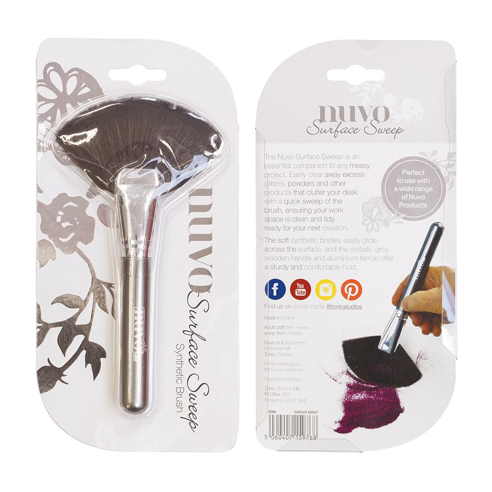 Nuvo Surface Sweep pinceau éventail 10cm paillettes