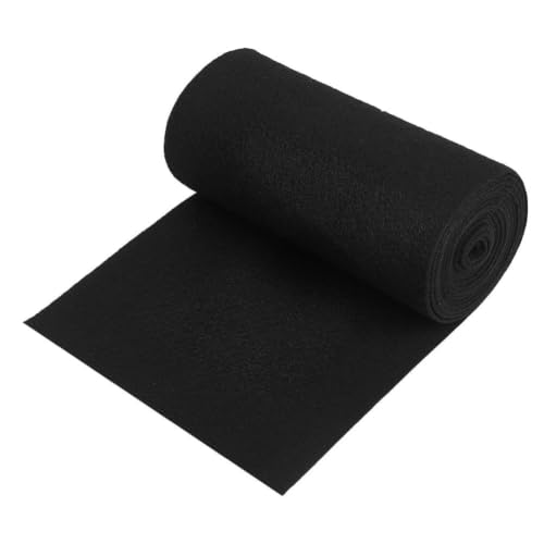 BENECREAT Filtre charbon actif mousse noire 400x20cm 3mm