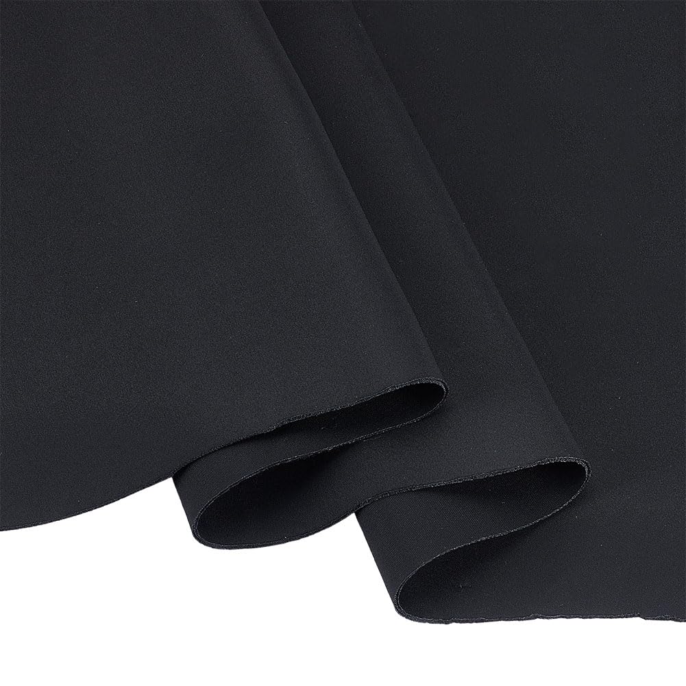 BENECREAT Tissu Jersey Blanc Polyester 1,4m x 156cm Souple