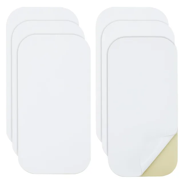BENECREAT Feuilles Mousse EVA 12 pcs Blanc Adhésif