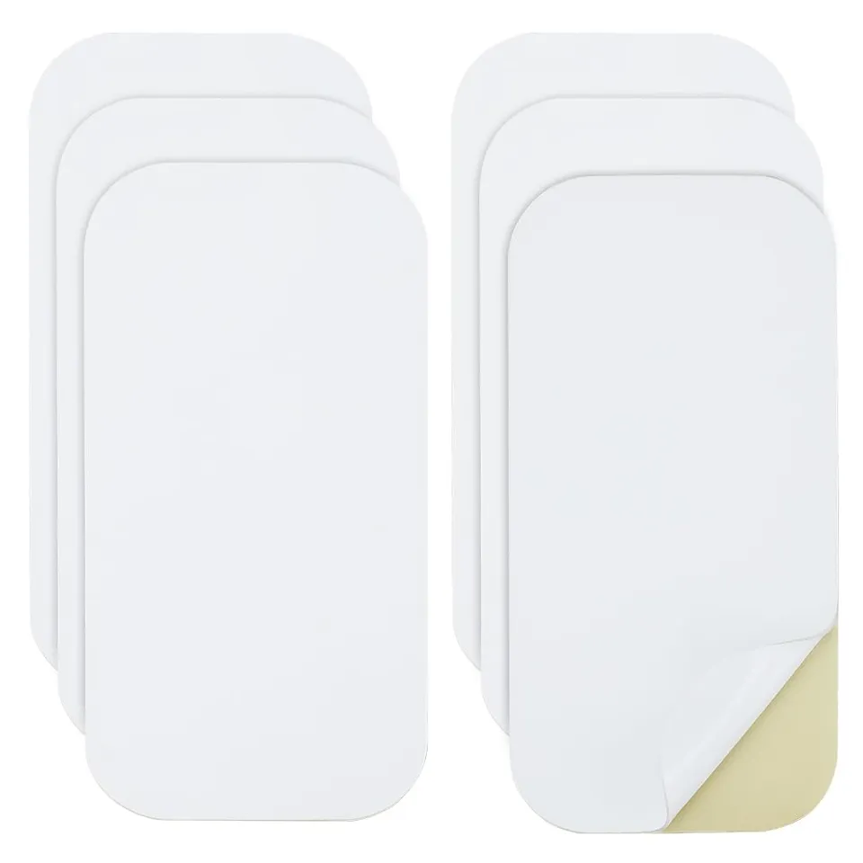 BENECREAT Feuilles Mousse EVA 12 pcs Blanc Adhésif