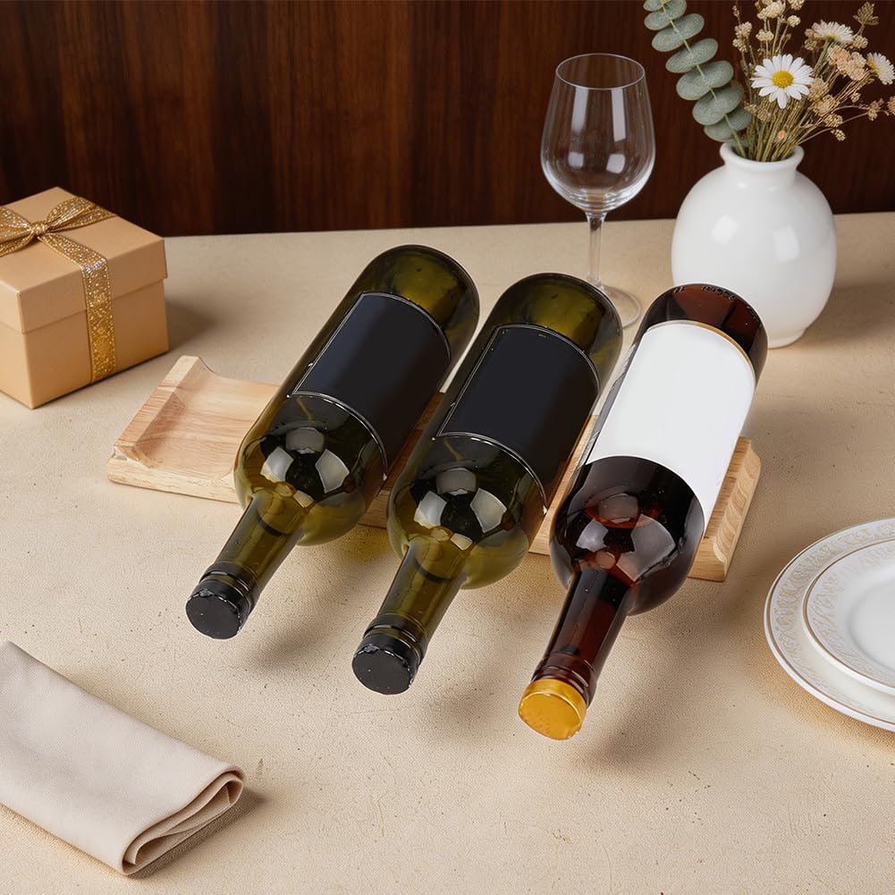 BENECREAT support bouteilles vin bois 4 places 35cm