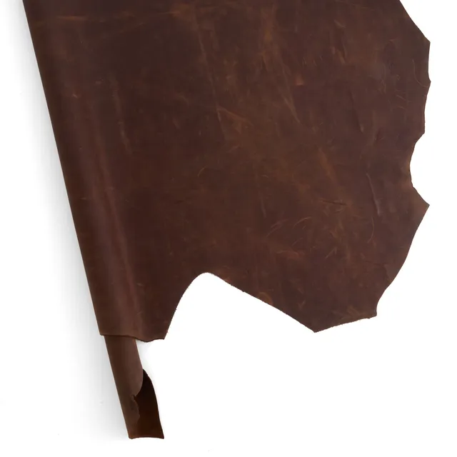 Tandy Leather Fossil Utility marron cuir vachette 1,6-2,4 mm