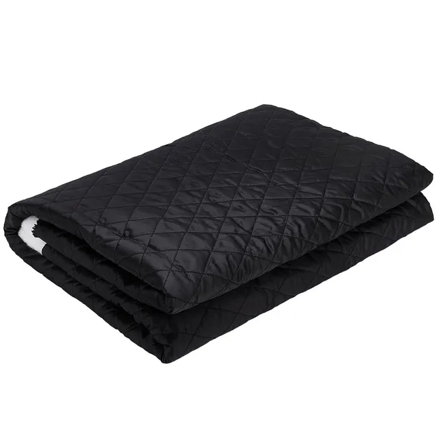 BENECREAT tissu doublure matelassé noir 2m polyester losange