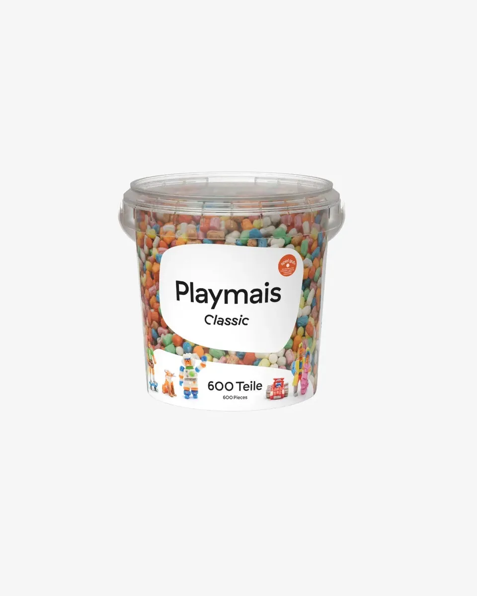 Playmaïs Classic 600 créatif seau multicolore