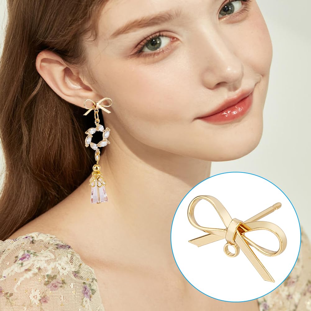 BENECREAT Clous boucle d'oreille plaqué or 18K lot 24 doré