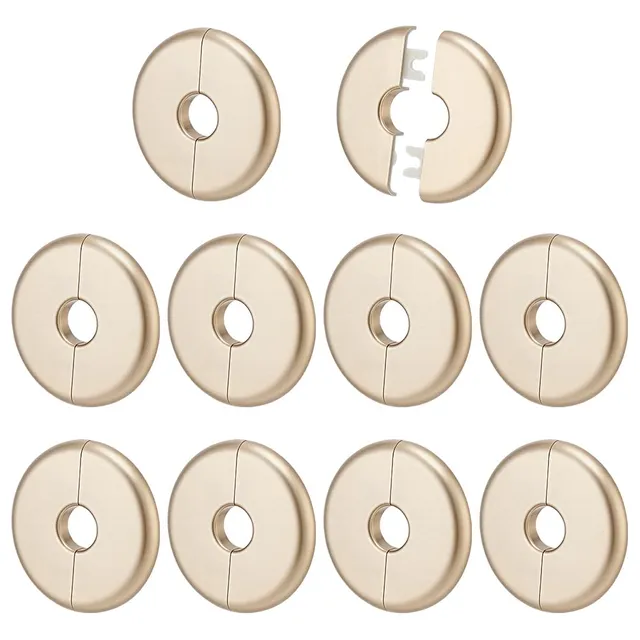 BENECREAT Cache Plomberie Rond 17,5mm 10pcs PVC Adhésif