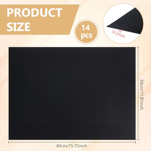 BENECREAT protection étagère plastique noir 40x30cm x14