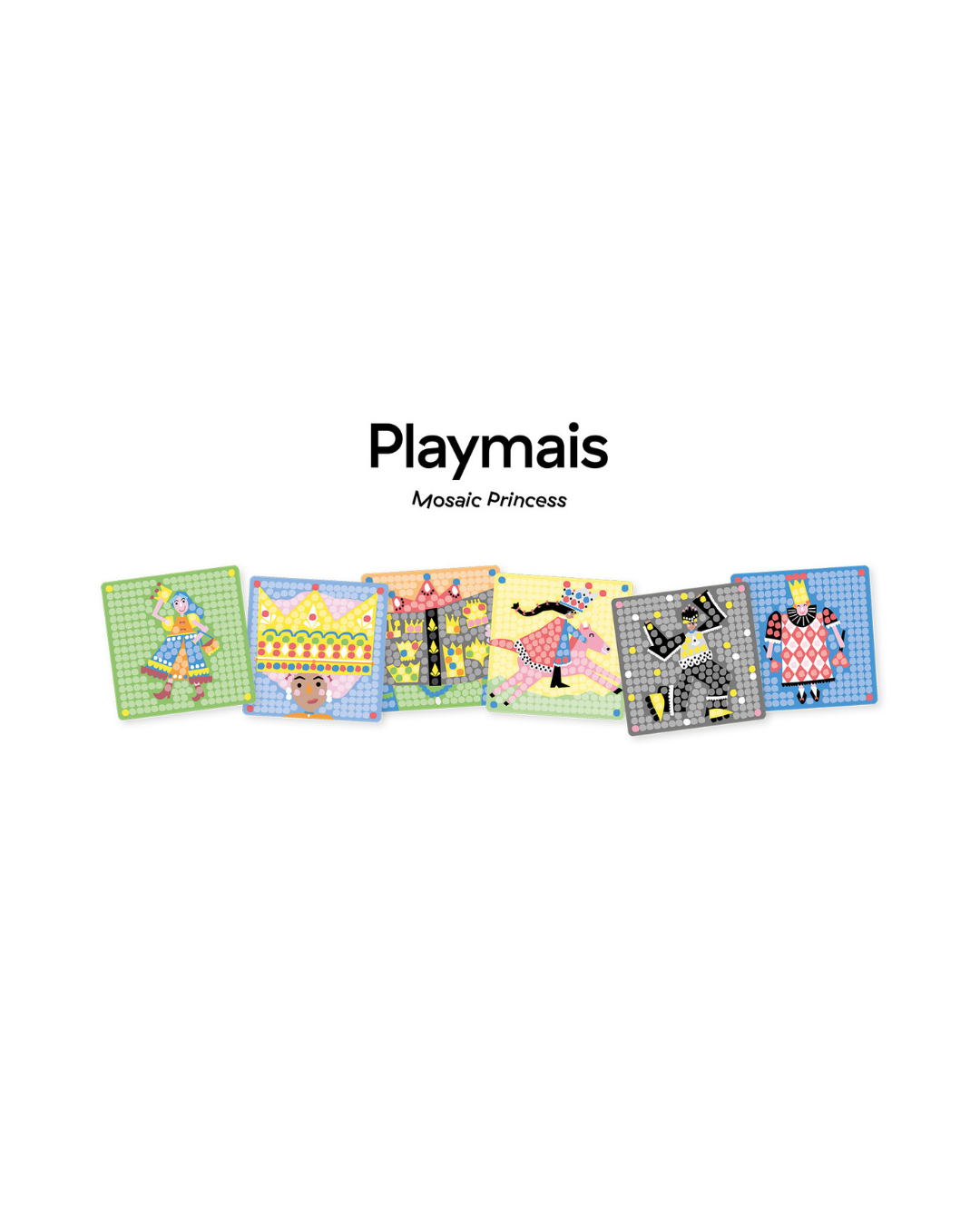 Playmaïs Mosaic Princess coffret mosaïque 2300 pièces