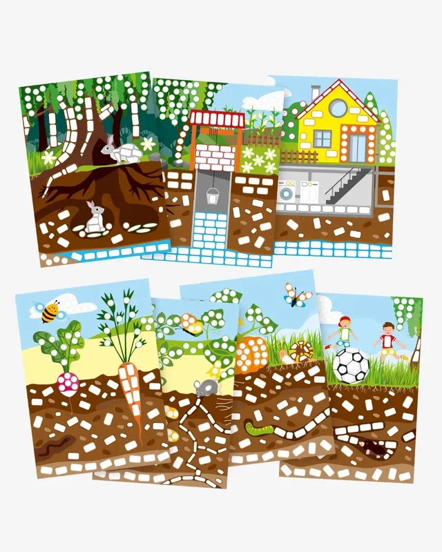 PLAYMAÏS Eduline Smart Kids Above & Below kit créatif carton