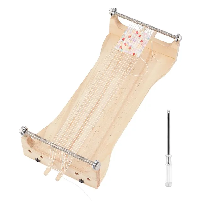 BENECREAT Kit métier à tisser perles bois 27,4cm