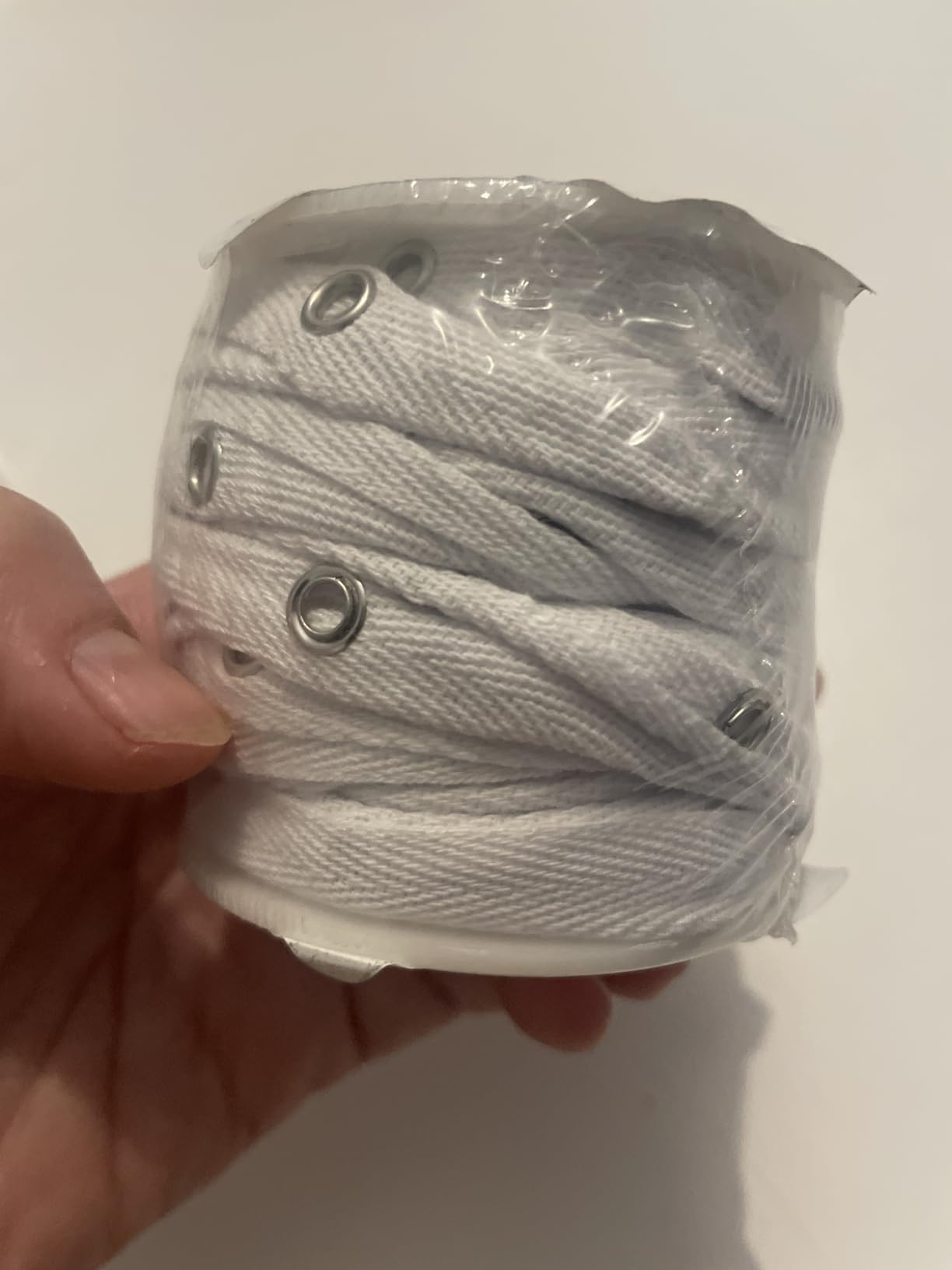 Benecreat ruban à œillets blanc 7,3 m coton 25 mm