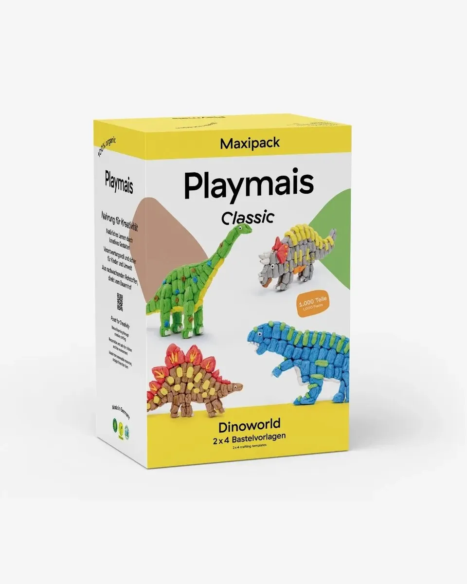 Playmaïs Classic Dinoworld Maxi jeu construction dinos