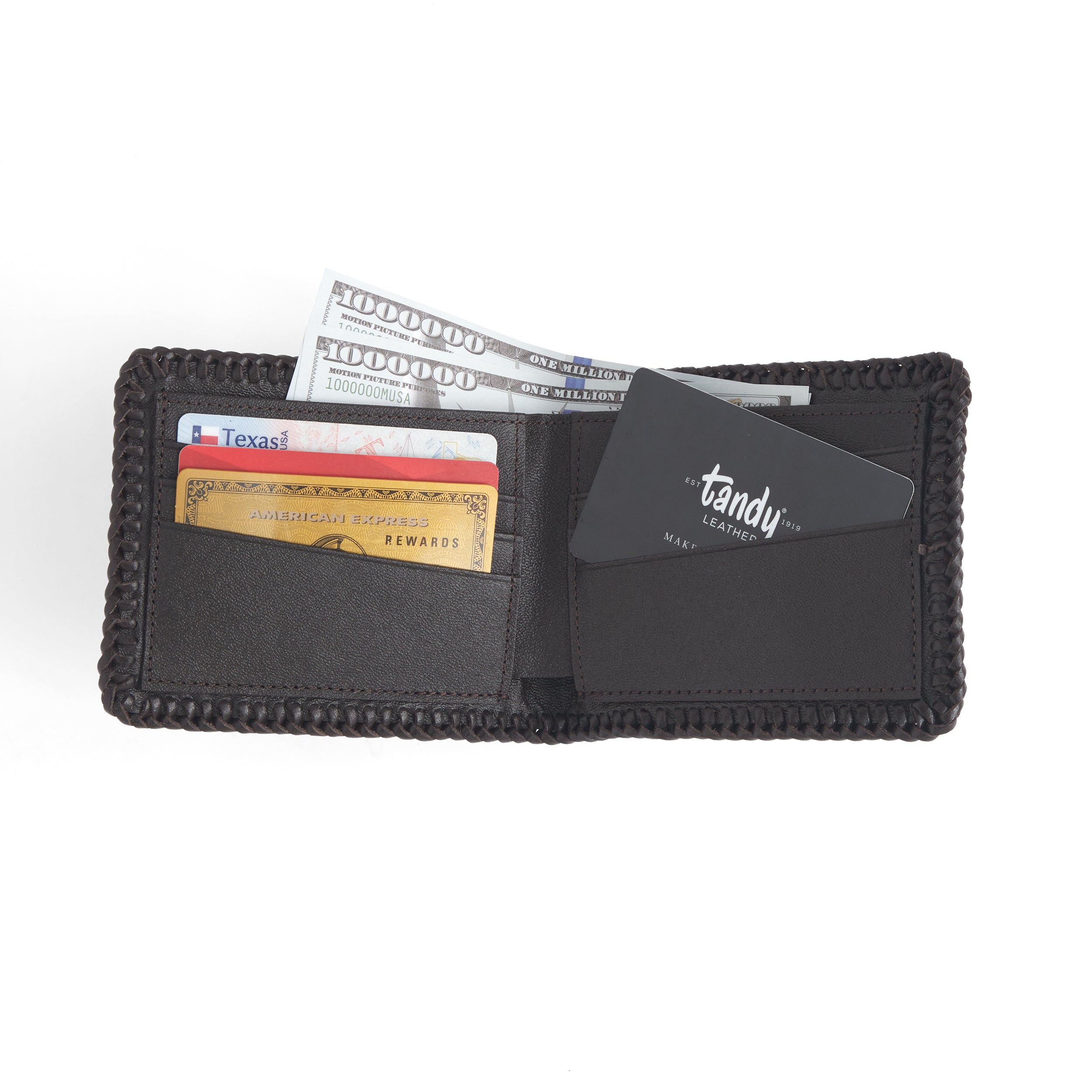 Tandy Leather Premier kit portefeuille cuir à coudre naturel