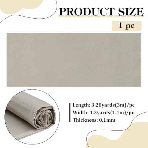 BENECREAT tissu Faraday or clair 300x110cm polyester blindage