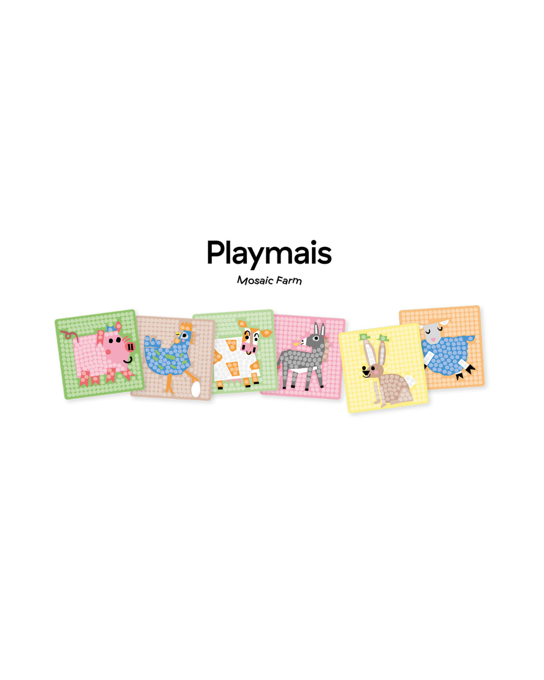 Playmaïs Mosaic Farm coffret 2300 pièces ferme
