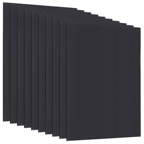 BENECREAT feuilles mousse PVC noires 30x20cm lot 15