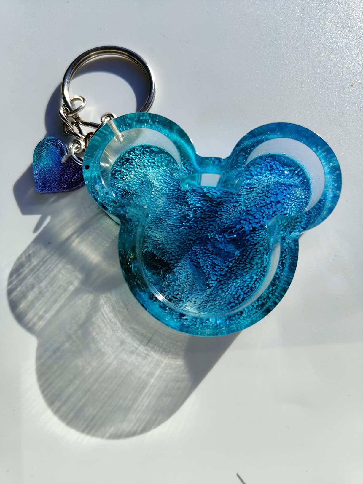 Cayway moule silicone tête souris 2 pcs bijoux paillettes
