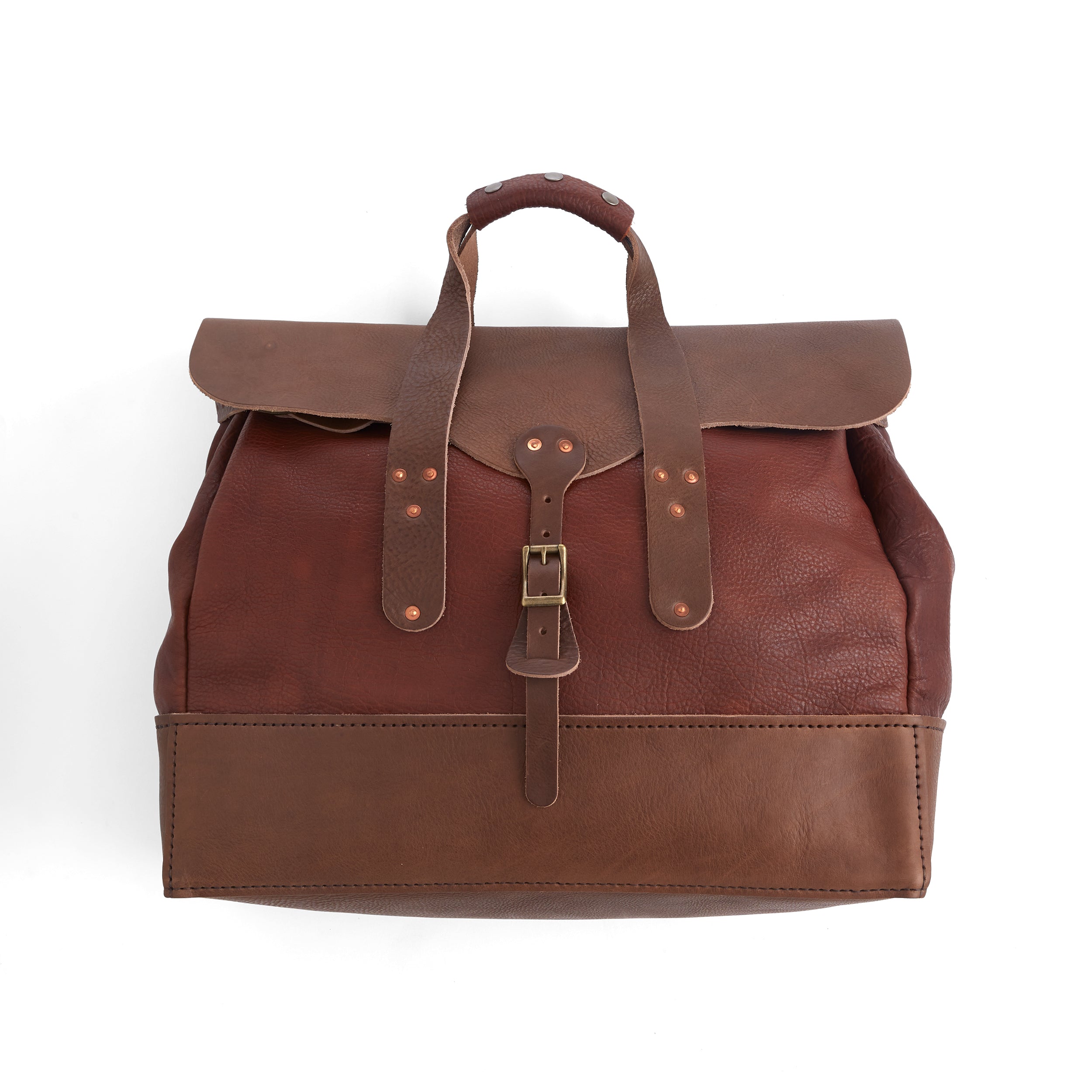 Tandy Leather Bison kit sac voyage cuir marron niveau 3