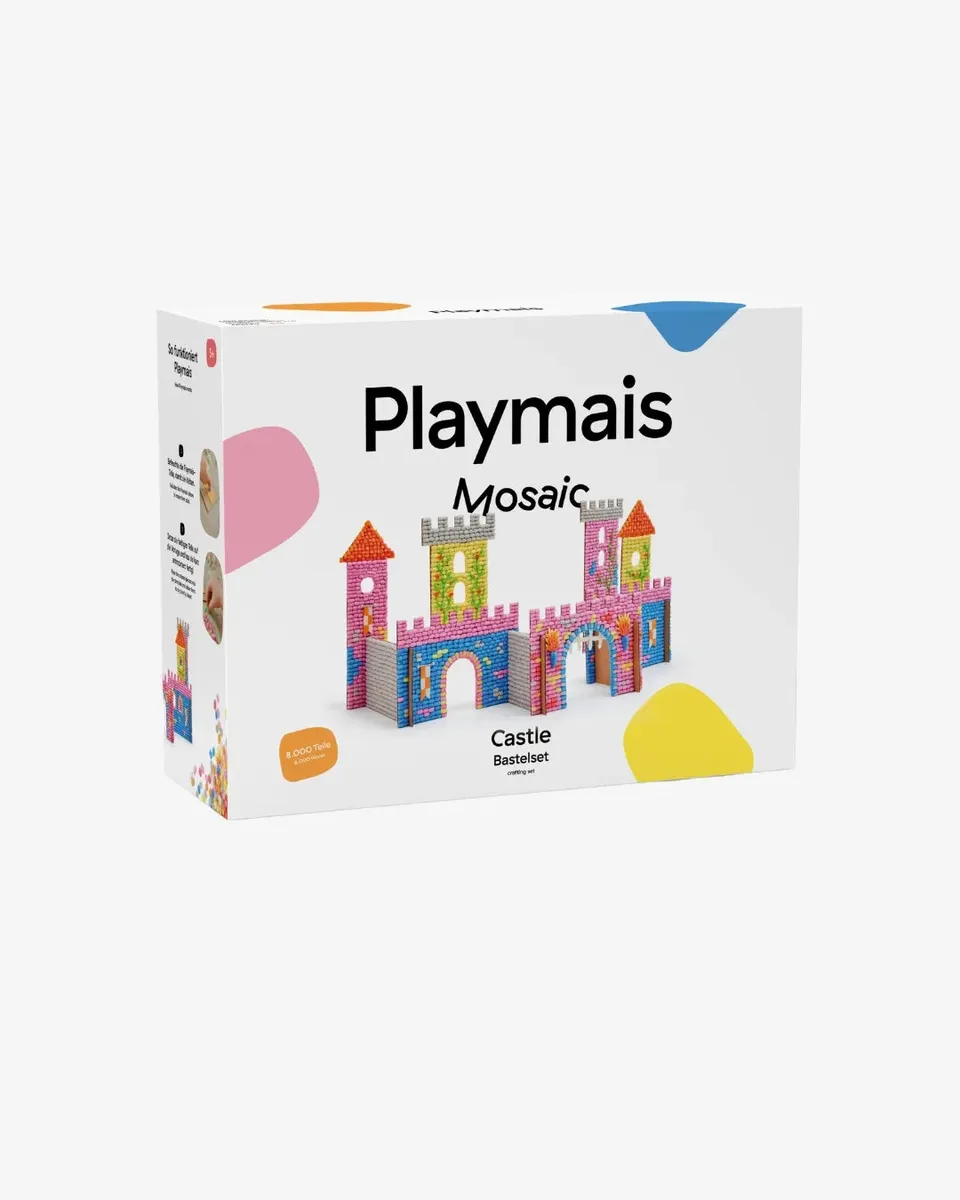 Playmaïs Mosaic Castle jeu de construction château maïs